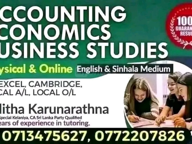 Hello, I am a graduate of bachelor of commerce and currently conducting classes for Accounting,Econo