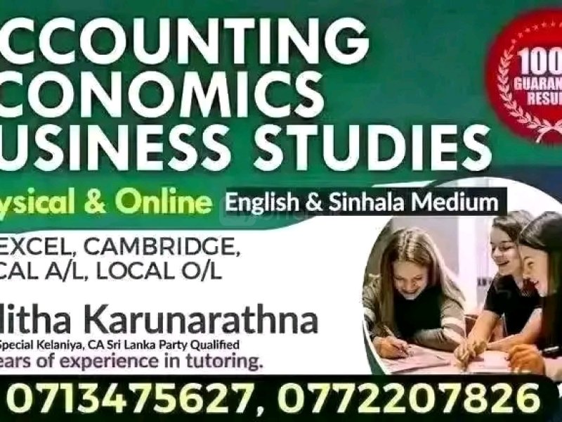 Hello, I am a graduate of bachelor of commerce and currently conducting classes for Accounting,Econo