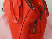 Preloved Kate Spade New York Leila Medium Triple Compartment Satchel in red pebbled leather.

Bare - Image 3