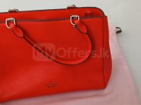 Preloved Kate Spade New York Leila Medium Triple Compartment Satchel in red pebbled leather.

Bare - Image 4