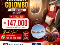 Lowest oneway fare from Haneda Japan to Colombo in Jul/Aug.Fare sbjt  to availability