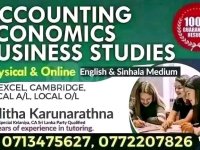 Accounting Economics Edexcel Cambridge local AL and OL commerce