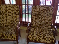Used Teak sofa set  good condition. seen in pannipitiya, expecting 25,000/- contact 0704555836,07427 - Image 2